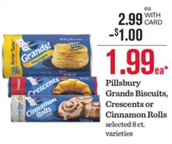 Mariano's Pillsbury Grands Biscuits, Crescents or Cinnamon Rolls offer