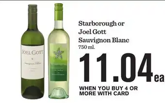 Mariano's Starborough or Joel Gott Sauvignon Blanc offer