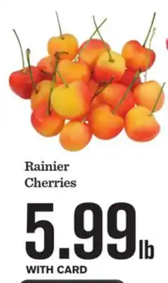 Mariano's Rainier Cherries offer