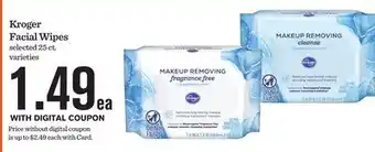 Mariano's Kroger Facial Wipes offer