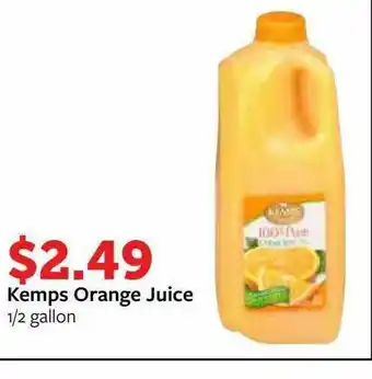 Fareway Kemps Orange Juice offer