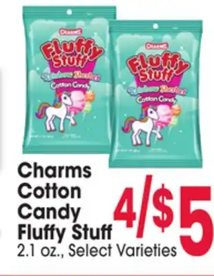 Jewel-Osco Charms Cotton Candy Fluffy Stuff offer