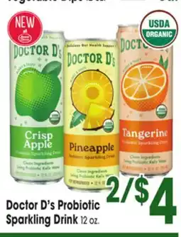 Jewel-Osco Doctor D's Probiotic Sparkling Drink offer