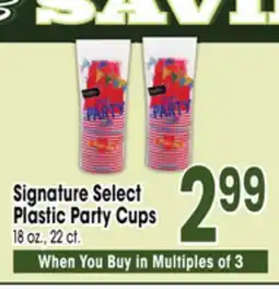 Jewel-Osco Signature Select Plastic Party Cups offer