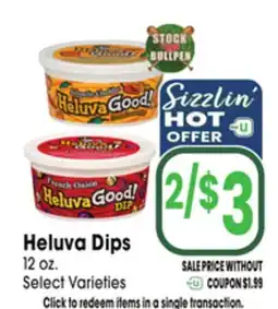 Jewel-Osco Heluva Dips offer