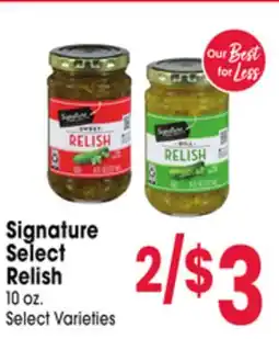 Jewel-Osco Signature Select Relish offer
