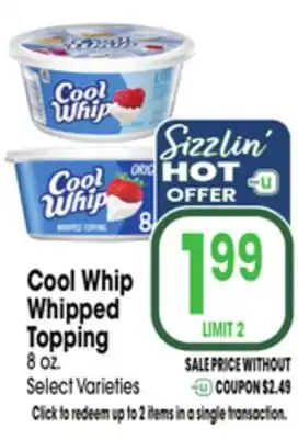 Jewel-Osco Cool Whip Whipped Topping offer