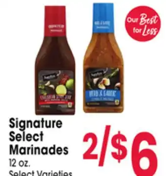 Jewel-Osco Signature Select Marinades offer