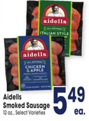 Jewel-Osco Aidells Smoked Sausage offer
