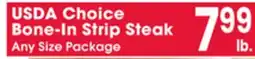 Jewel-Osco USDA Choice Bone-In Strip Steak offer