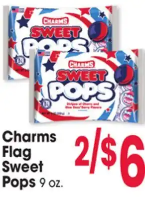 Jewel-Osco Charms Flag Sweet Pops offer