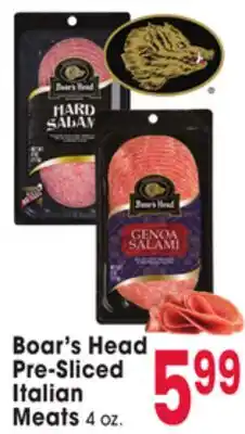 Jewel-Osco Boar's Head Pre-Sliced Italian Meats offer