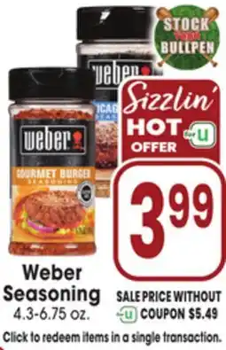 Jewel-Osco Weber Seasoning offer