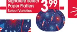 Jewel-Osco Signature Select Paper Platters offer