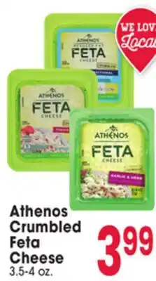 Jewel-Osco Athenos Crumbled Feta Cheese offer