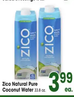 Jewel-Osco Zico Natural Pure Coconut Water offer