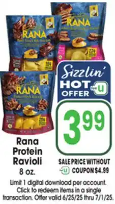 Jewel-Osco Rana Protein Protein Ravioli offer