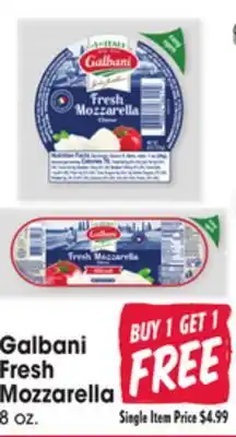 Jewel-Osco Galbani Fresh Mozzarella offer