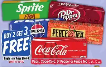 Jewel-Osco Pepsi, Coca-Cola, Dr Pepper or Peace Tea offer