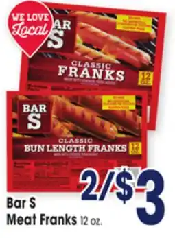 Jewel-Osco Bar S Meat Franks offer