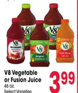 Jewel-Osco V8 Vegetable or Fusion Juice offer