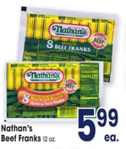 Jewel-Osco Nathan's Beef Franks offer