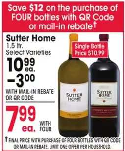 Jewel-Osco Sutter Home offer