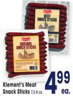 Jewel-Osco Klement's Meat Snack Sticks offer