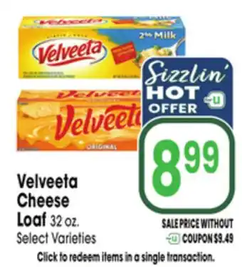 Jewel-Osco Velveeta Cheese Loaf offer