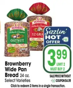 Jewel-Osco Brownberry Wide Pan Bread offer