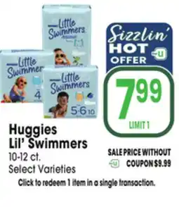 Jewel-Osco Huggies Lil' Swimmers offer