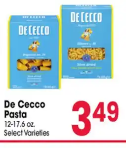 Jewel-Osco De Cecco Pasta offer