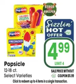 Jewel-Osco Popsicle offer
