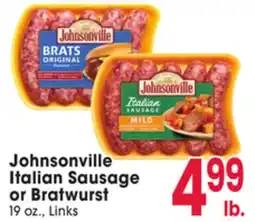 Jewel-Osco Johnsonville Italian Sausage or Bratwurst offer