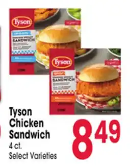 Jewel-Osco Tyson Chicken Sandwich offer