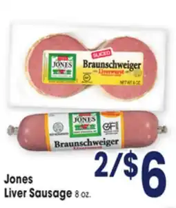 Jewel-Osco Jones Liver Sausage offer