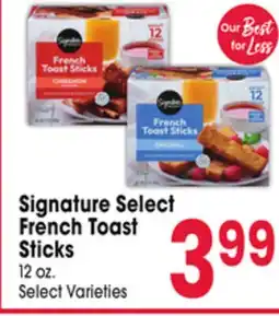 Jewel-Osco Signature Select French Toast Sticks offer