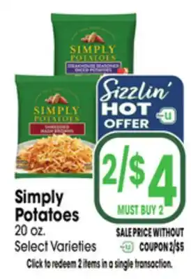 Jewel-Osco Simply Potatoes offer