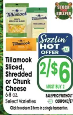 Jewel-Osco Tillamook Sliced, Shredded or Chunk Cheese offer