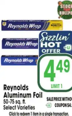 Jewel-Osco Reynolds Aluminum Foil offer
