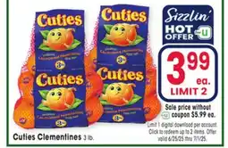 Jewel-Osco Cuties Clementines offer