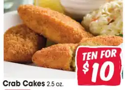 Jewel-Osco Crab Cakes offer