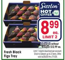 Jewel-Osco Fresh Black Figs Tray offer
