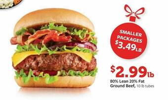 Fareway 80% Lean 20% Fat Ground Beef offer