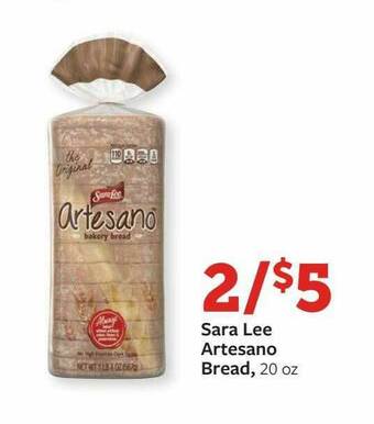 Fareway Sara Lee Artesano Bread offer