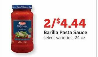 Fareway Barilla Pasta Sauce offer