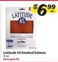 Winn Dixie Latitude 45 Smoked Salmon offer