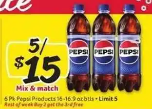 Winn Dixie Pepsi Products offer