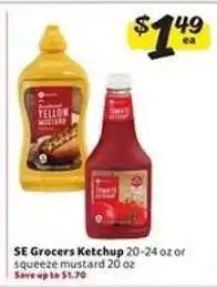 Winn Dixie SE Grocers Ketchup or Mustard offer