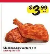 Winn Dixie Chicken Leg Quarters offer